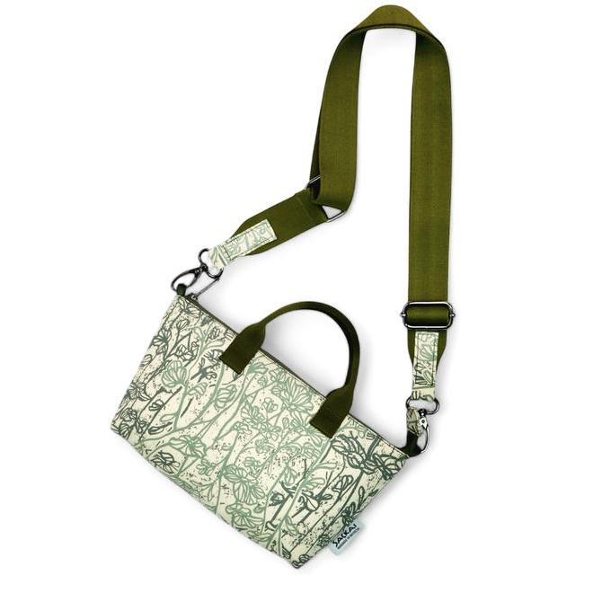 Sackai Small Crossbody - "The Intersection" green