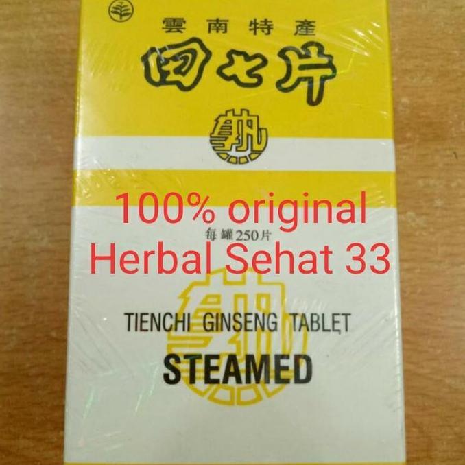 TERLARIS - TIENCHI GINSENG TABLET STEAMED utk pertumbuhan, tinggi badan
