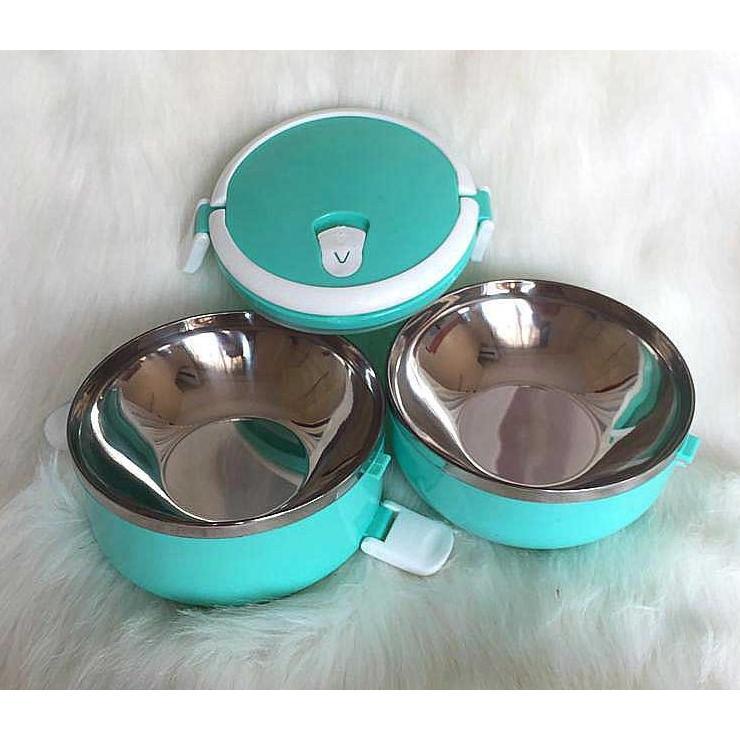 sale RANTANG 2 SUSUN STAINLESS / KOTAK MAKAN 2 SUSUN