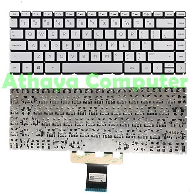 TERLARIS - keyboard Hp 14s-dq3109tu 14s-dq3110tu 14s-dq3111tu Silver