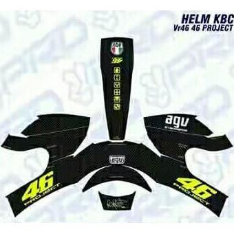 Decal Sticker Helm Full Face KBC