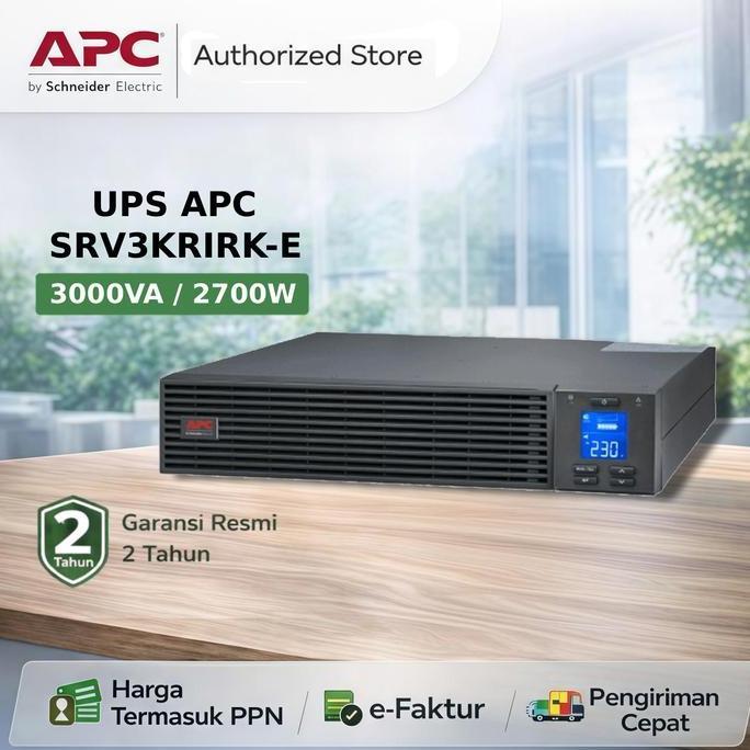 UPS APC SRV3KRIRK-E SRV3KRIRK EASY UPS ONLINE 3000VA 2700WATT