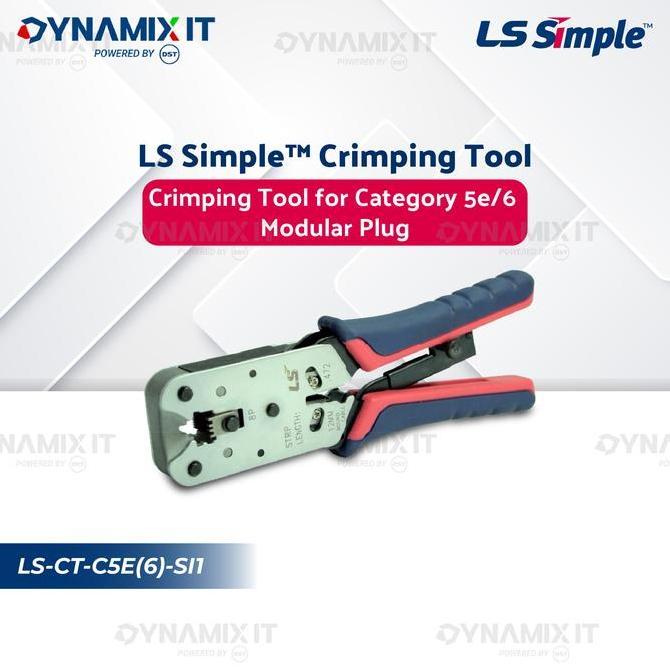 LS Crimping Tool Cat.6 & Cat.5 | LS-CT-UC5E(6)-SI1 | Tang Krimping