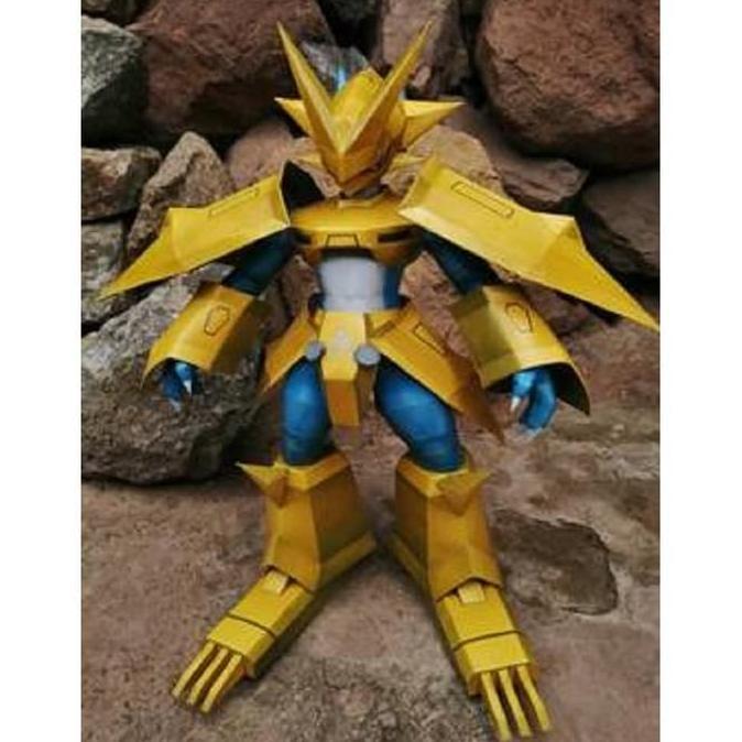 (Mainan Kertas) DIY Papercraft Papercraft Magnamon 20cm