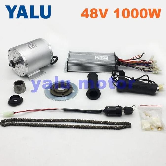 Motor Listrik Bldc 1000W Dinamo Brushless 1Kw 48V Mini Jeep Gokart Atv