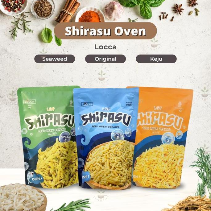 Dryfood- Locca Teri Krispi Oven Shirasu Jepang 80 Gram - Snack Anak - Mpasi Anak
