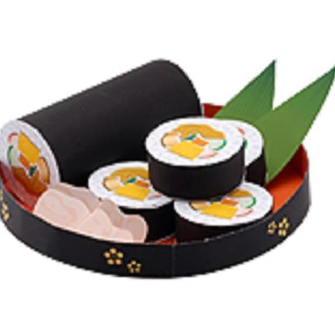 (Mainan Kertas) DIY Papercraft 3D Makanan Jepang Setsubun