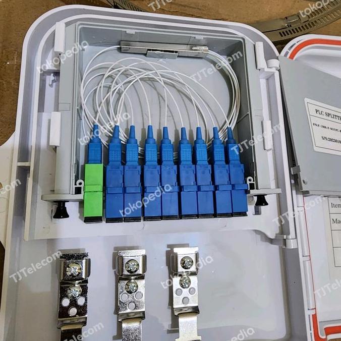 Adabanyak- Odp 8 Core Lengkap Box Splitter 1:8 / Full Set Sc Upc