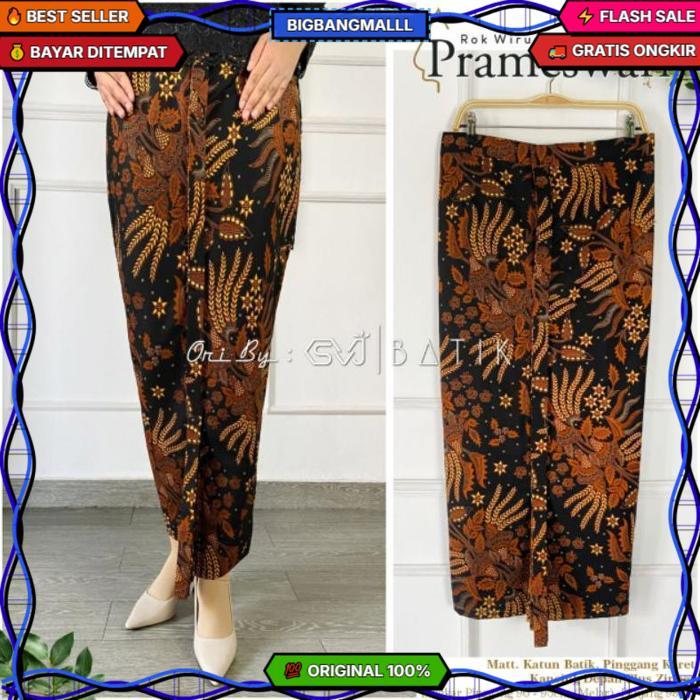 Bawahan Kebaya Wanita Rok Wiru Span Batik Jarik Instan Model Terbaru Remaja Dewasa Among Tamu Kondan
