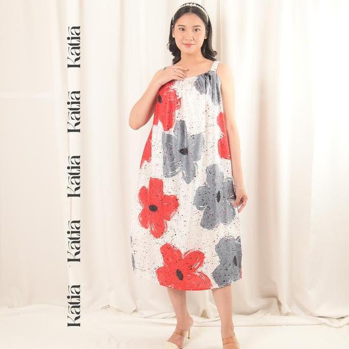 PALING MURAH Daster Yukensi Jumbo LD 120 Daster Mama Muda Tanpa Lengan Rayon Bali Tali dan Dada Full