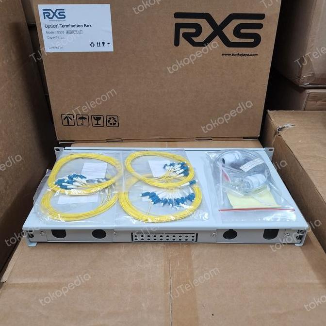 Adabanyak- Otb 48 Core Lc / Odf Rack 48 Core Lc Lengkap Singlemode