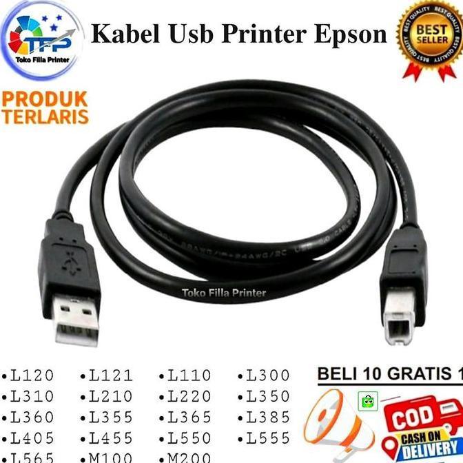 Kantorlengkap- Kabel Usb Printer Epson L10 L1 L110 L300 L310 L0 L0 L350 L360