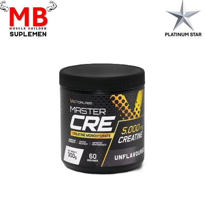 Cod,Bisaaja- Master Cre Vectorlabs 300 Grams Creatine Monohydrate Mastercre Powder Vector Labs Gr On