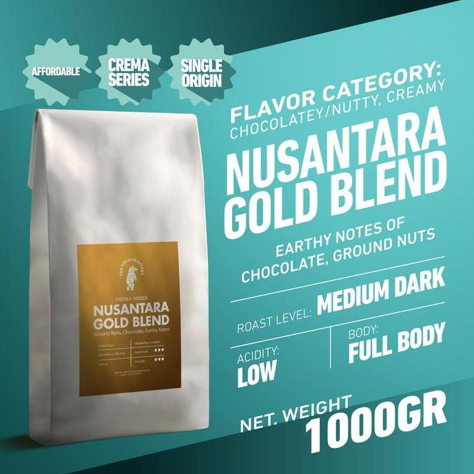 Pikadhamy  - Nusantara Gold Blend Arabika Coffee Arabica Biji Kopi Bubuk