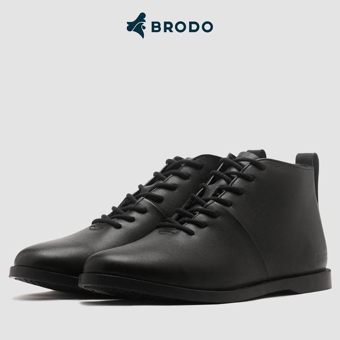Sepatu Loafers Brodo -  Sepatu Signore Ez Full Black