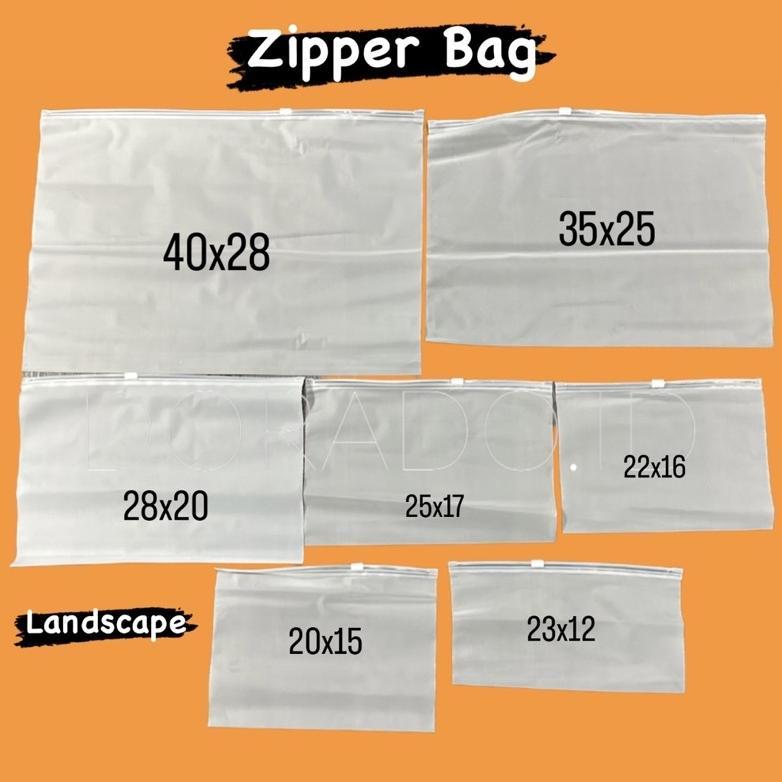MAISONSHOP ZIPPER BAG / ZIPPER LOCK / ZIPPER STORAGE BAG / ZIPPER TRAVEL POUCH / TRAVEL POUCH SERBAG
