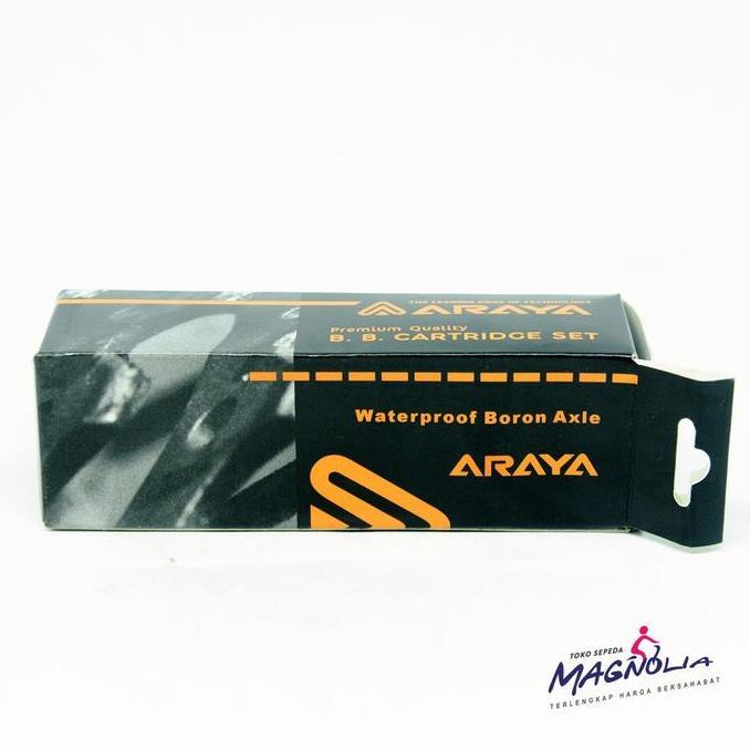 Promo Bottom Bracket / BB Axle 127 MM Sepeda MTB / As Tengah Bearing - Araya Diskon