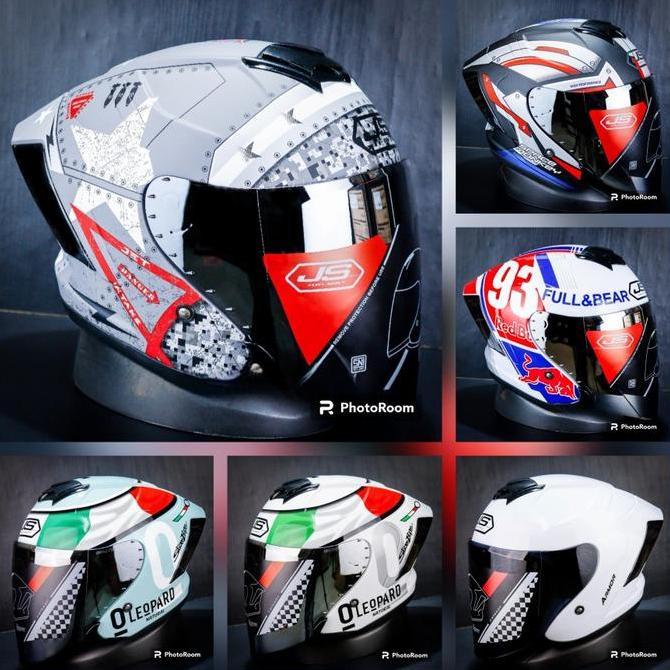 HELM JS ARMOUR MOTIF - SINGLE VISOR