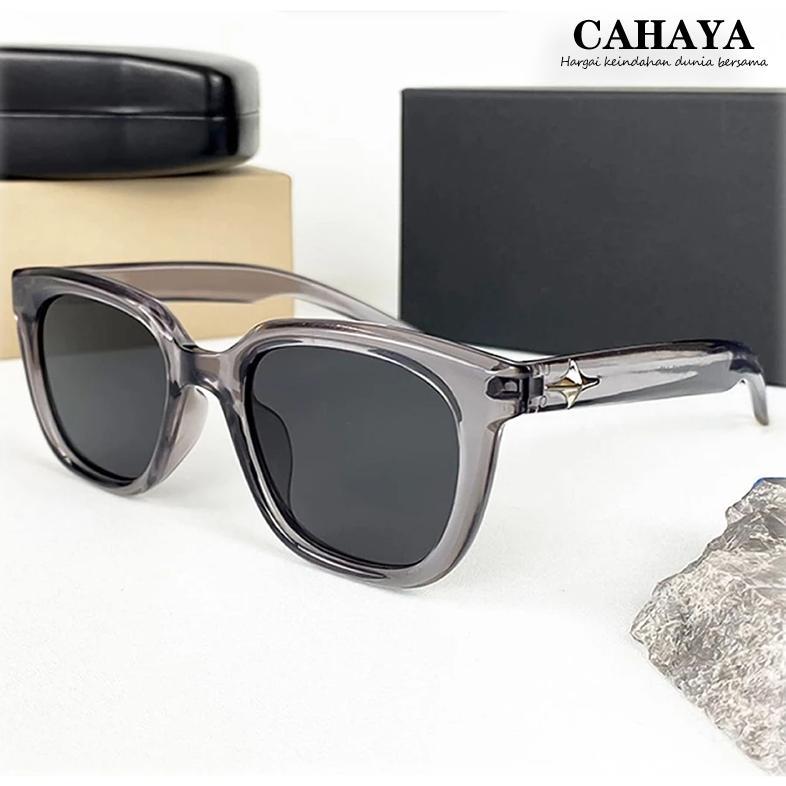 Grade Ori Kacamata Hitam Polarized Wanita Pria Korean Ins Kacamata Kotak Uv400