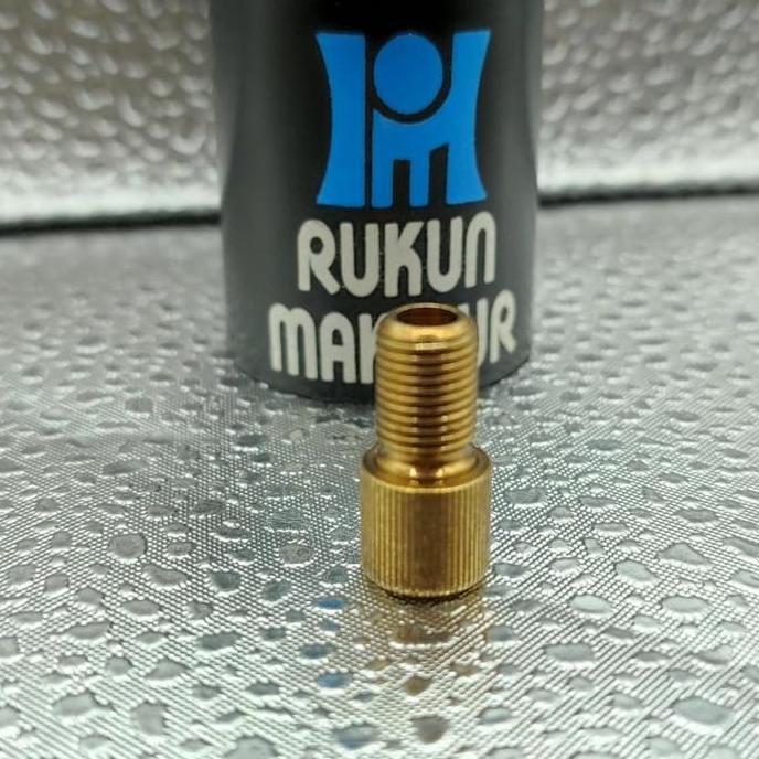 Promo Brass Adapter Bicycle Tire / Tube / Pump For Road Bike / MTB - Presta To Schrader FV / AV - Ad