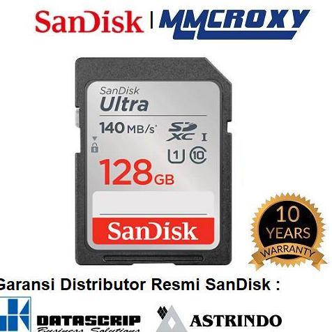 SanDisk Ultra SDXC Card 128GB Class 10 - SDcard 128GB SDXC