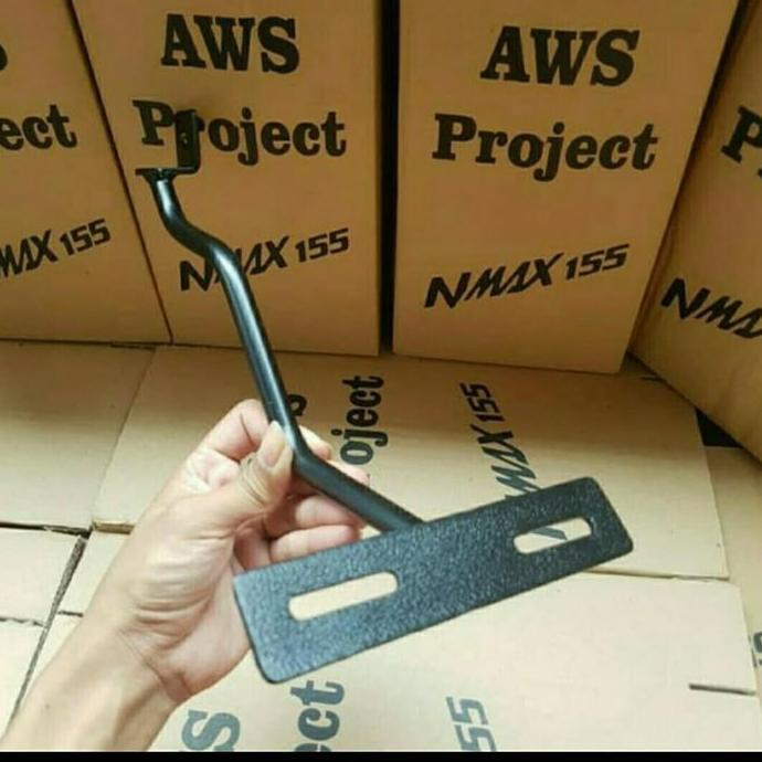 BREKET DUDUKAN PLAT NOMOR NMAX 2020 2021 2022  AWS RESTOCK!