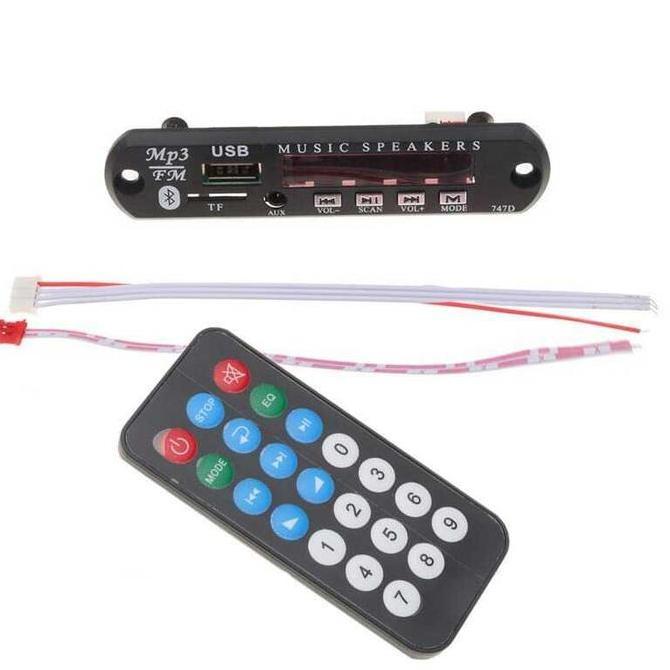 Promo Modul Tape Audio Mobil FM MP3 USB Bluetooth Wireless Receiver Diskon