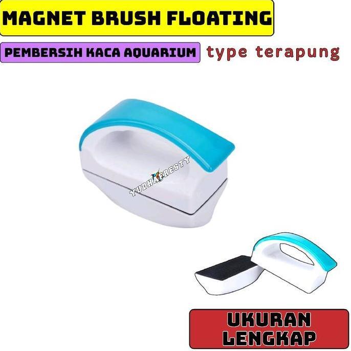 mamduhsikar77 - magnet pembersih kaca aquarium untuk kaca 5 - 12mm