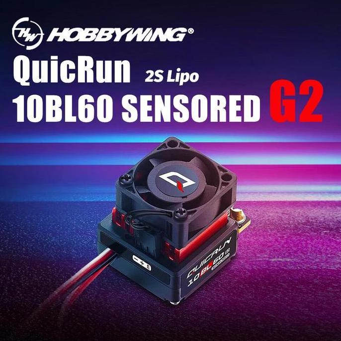 Hobbywing quicrun 10BL60 G2 sensored T plug ESC brushless for rc car 1/10 rc drift rc buggy 30108001