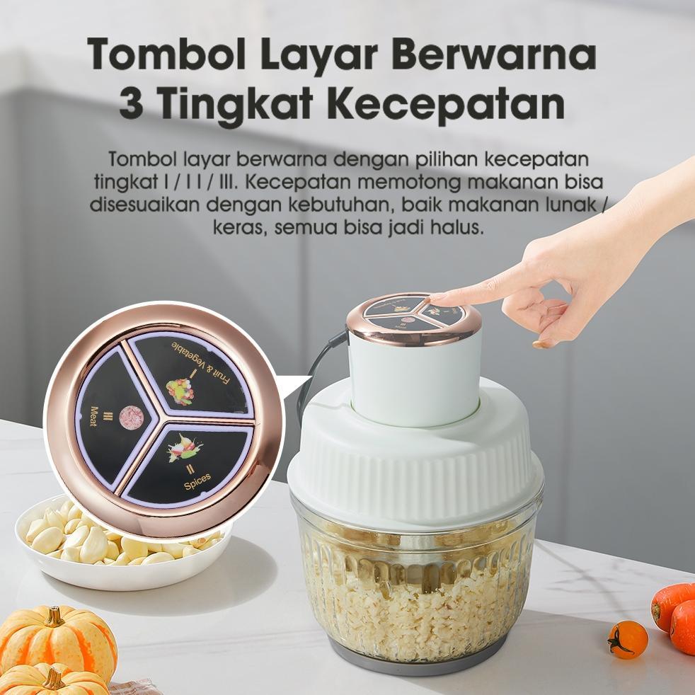 Discount SAMONO Food Chopper 2.5L Multifungsi chopper bumbu dan daging chopper kaca chopper low watt
