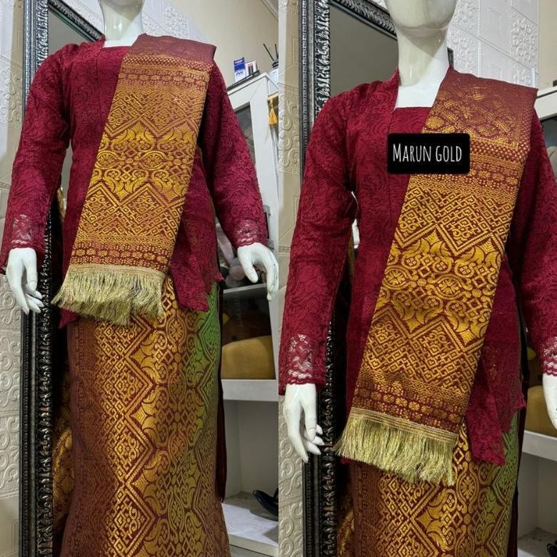 Termurah Songket Selendang / Set Songket Selendang. Setelan Songket. Songket Tenun / Songket Palemba