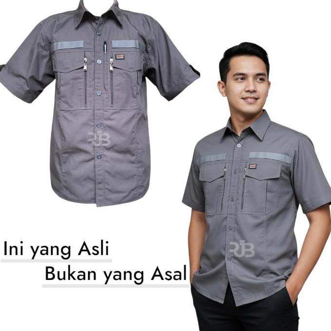 Superiore- Kemeja Tactical W Tac Lengan Pendek Putih Hijau Army Hitam Navy Merah Maroon Tebal Katun 