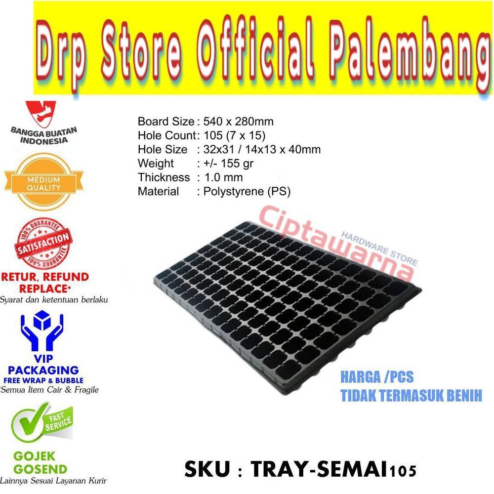 Promo Cod Tray Semai / Seedling Tray / Pot Semai Bibit Biji Tanaman - 105 Lubang ><