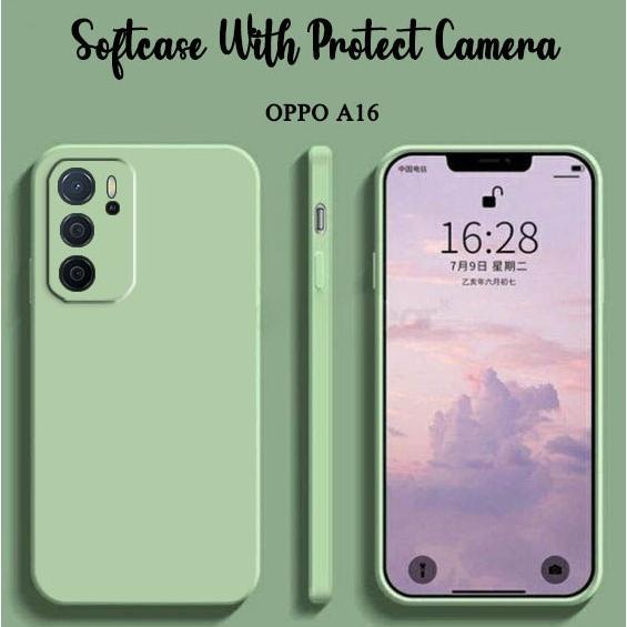 BEST DEALS Softcase Macaron Polos Camera Protect For Oppo A16 - Case HP Oppo A16 - Casing HP Oppo A1