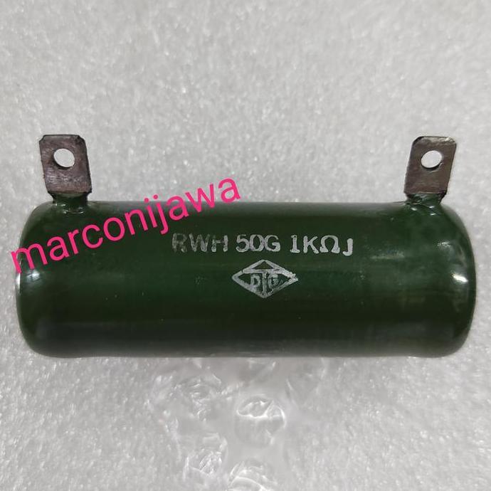 Resistor 1K ohm 50wat hijau bambu japan
