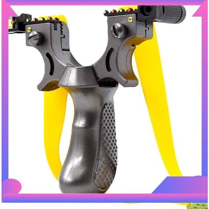 SPLENDENS Ketapel Besi Tactical Slingshot Laser sight Presisi flatband Waterpass