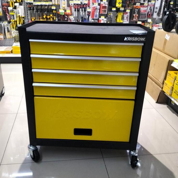 KRISBOW LEMARI PERKAKAS DRAWER/ROLLER CABINET 4 DRAWER