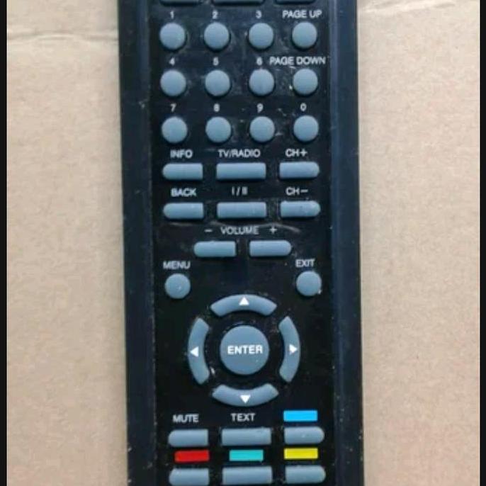 REMOTE REMOT TV COMPO DVD POLYTRON ICP17C01 ORIGINAL ASLI