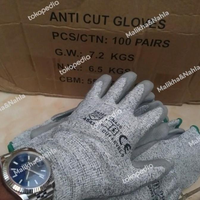 Anti Cut Resistant Glove Level 5 Sarung Tangan Anti Potong Level 5