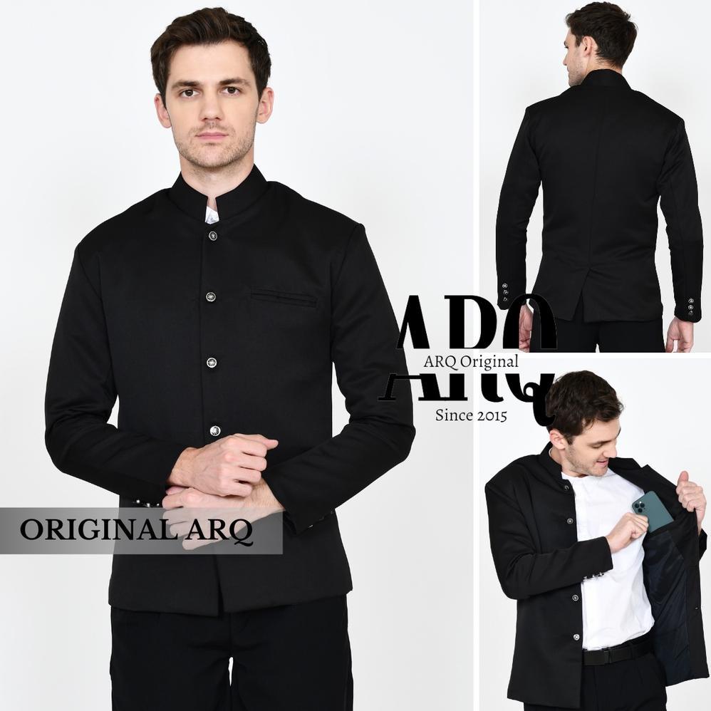 Original Terlaris  Jas Blazer Pria Slimfit Modern Gakuran Jepang Keren Trendy Terbaru Original Arrq