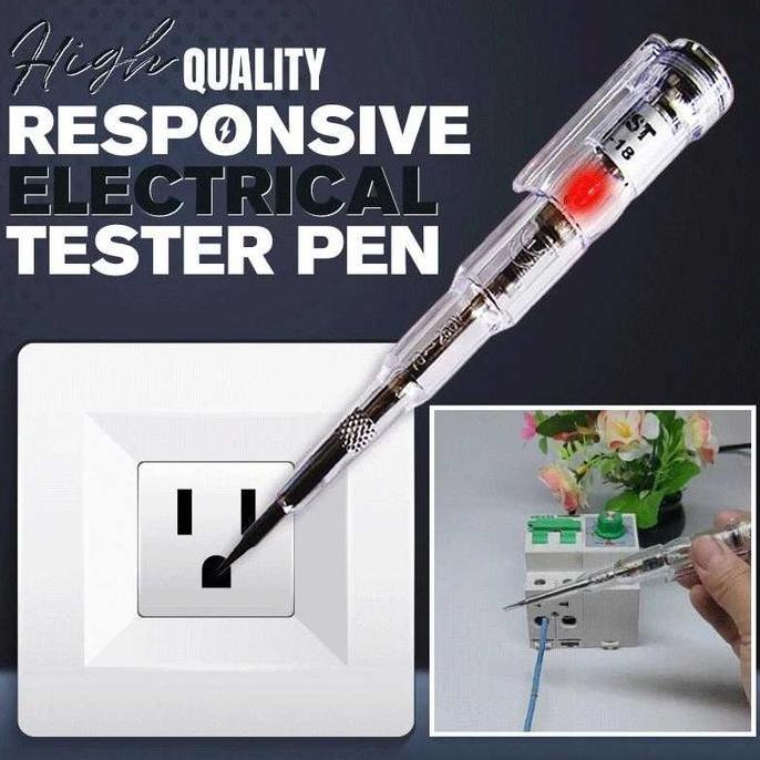 SPLENDENS Tespen Voltage Test Pen Pendeteksi Aliran Arus Listrik 12-240V PROTOK