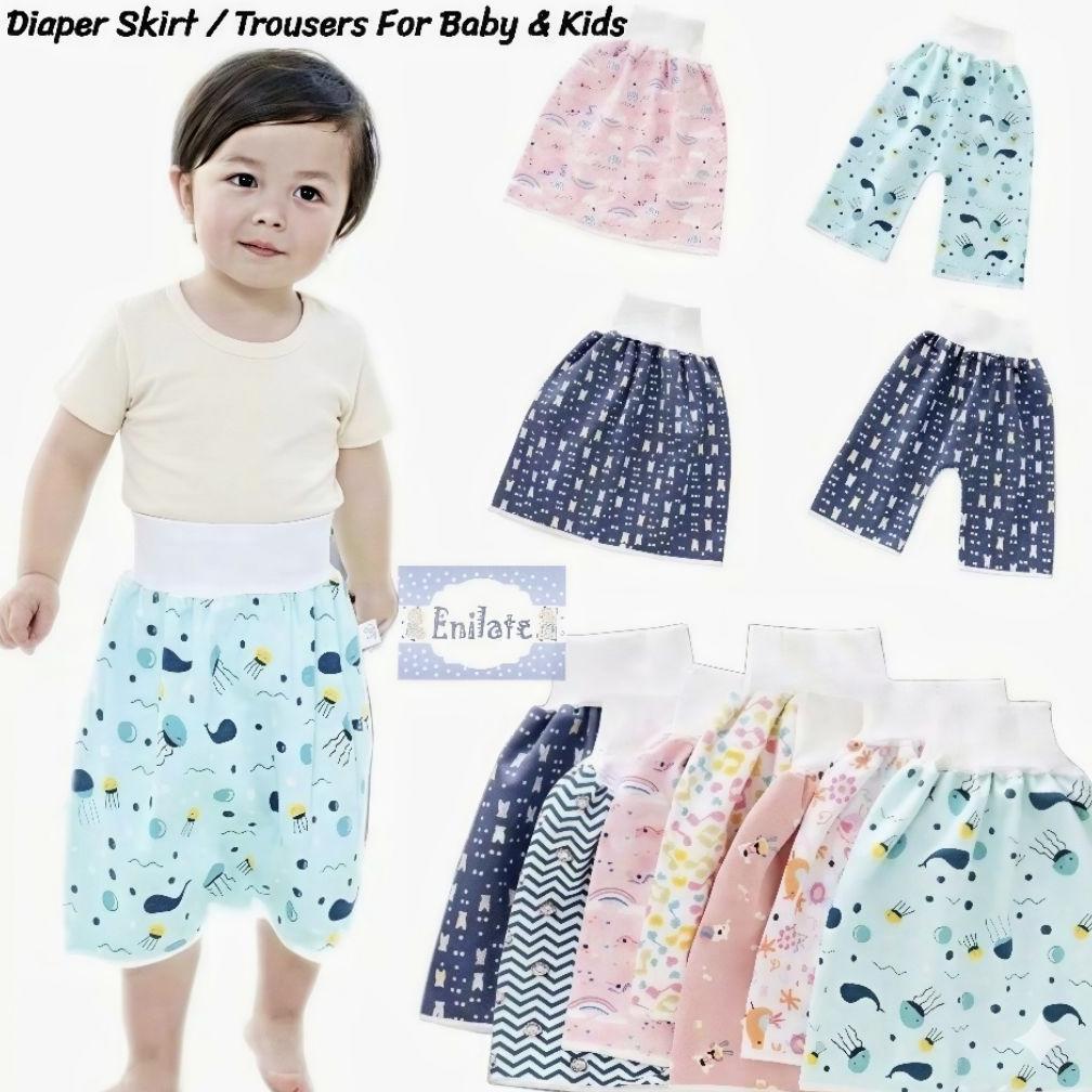 Rok Ompol & Celana Perlak Rok Popok Waterproof Tahan Bocor Bisa Dicuci / Diaper Skirt Training Pants