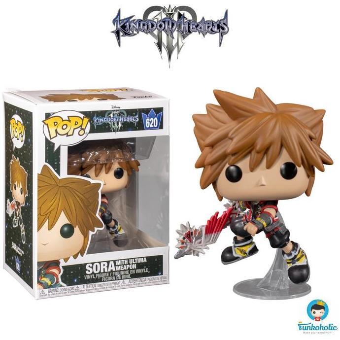 HOT SALE FUNKO POP DISNEY KINGDOM HEARTS 3 III - SORA WITH ULTIMA WEAPONS #620 TERMURAH