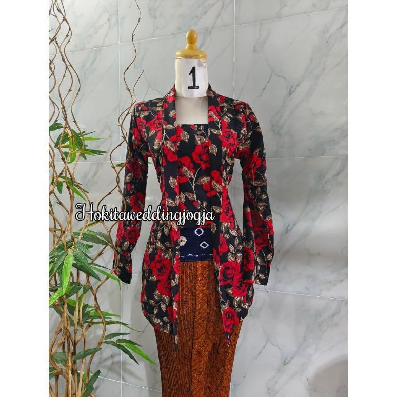 Grade Ori Kebaya Kutubaru Kembangan/ Kebaya Katun Kembangan Dewasa