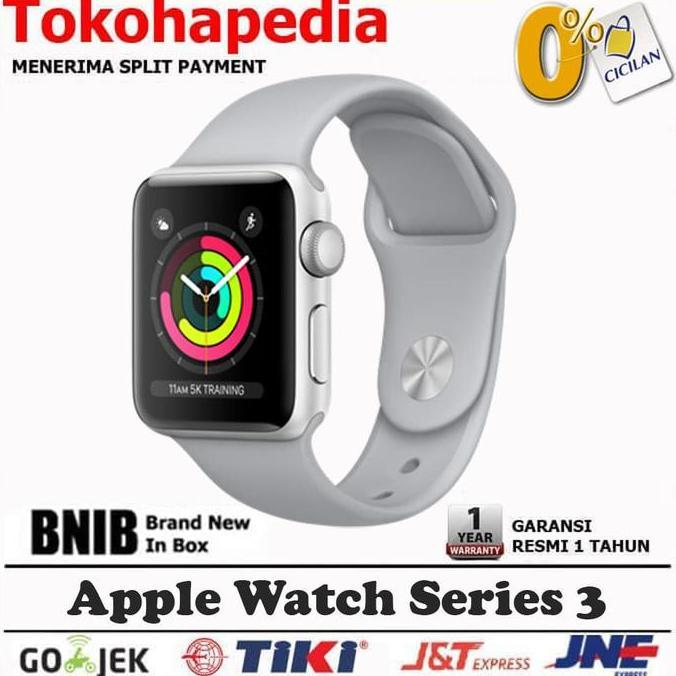Apple Watch / iWatch Series 3 38mm White Silver Fog Sport Band