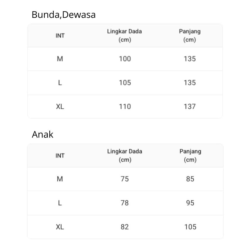 Gamis Coupel Ibu Dan Anak Hasna Dress Terbaru Bahan Crinkle Import Mix Brokat Malika Kekinian Fashio