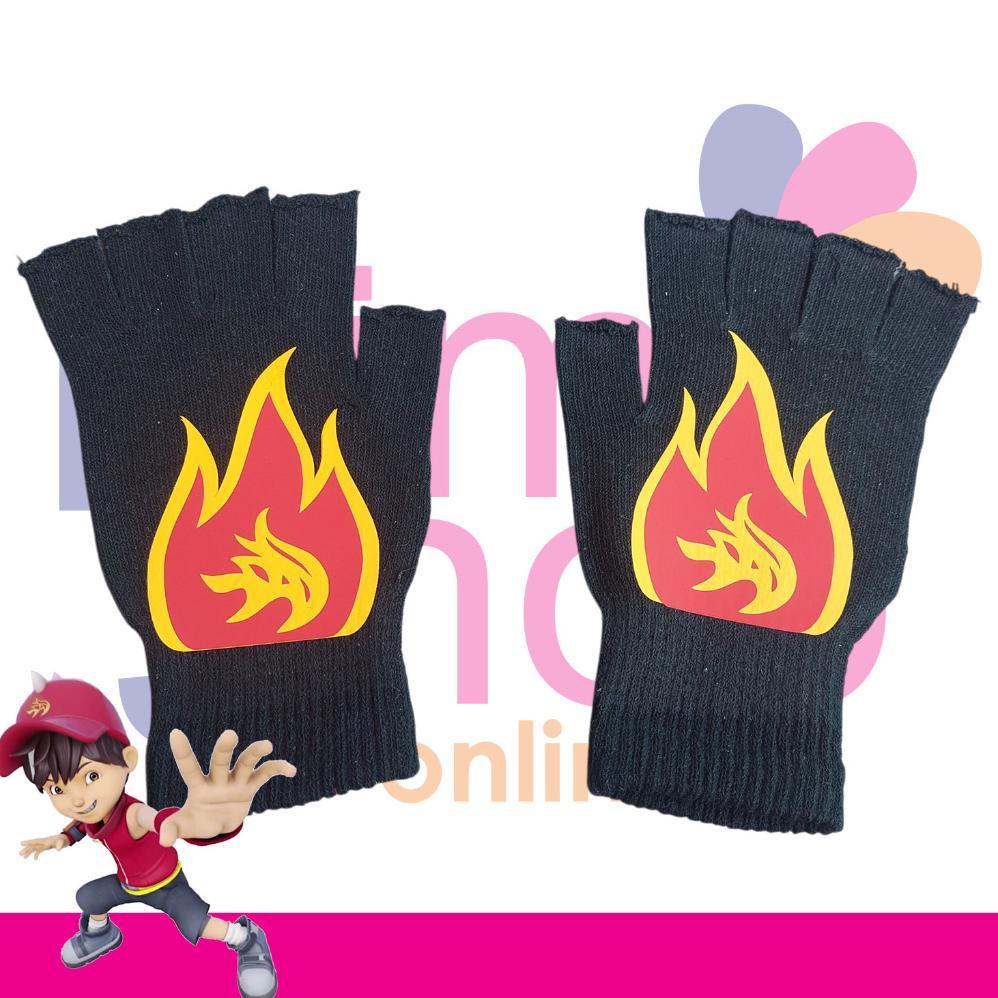 sarung tangan kostum boboiboy kuasa api blaze frost fire stokready