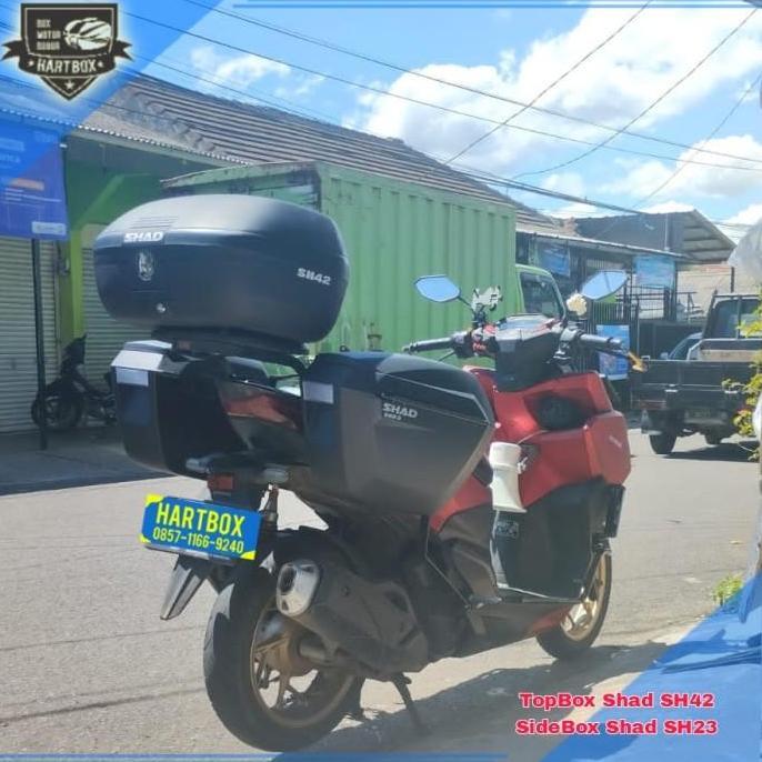 Paket Lengkap Box Motor SHAD HONDA VARIO 160 TOP BOX SIDEBOX