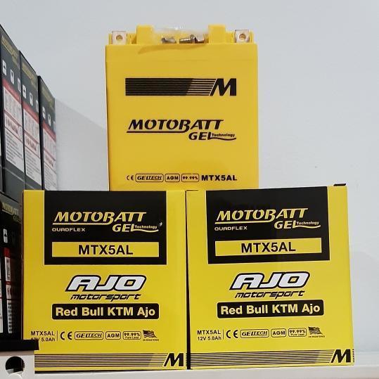 Aki Motor Yamaha Mio Smile, Mio Sporty Motobatt Mtx5Al Aki Kering Original Dan Terpercaya