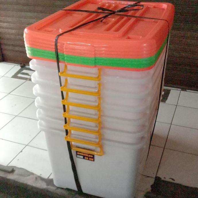 Agataforlads - (khusus gojek) 1pc container box besar 150 liter container shinpo  box plastik jumbo